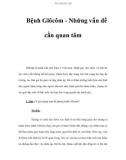 Bệnh Glôcôm - Những vấn đề cần quan tâm