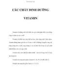 CÁC CHẤT DINH DƯỠNG - VITAMIN