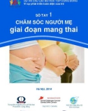 sổ tay 1: chăm sóc người mẹ giai đoạn mang thai