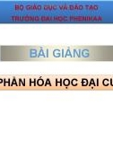 Bài giảng Hoá học đại cương: Chương 3 - Trường ĐH Phenikaa