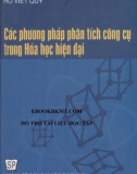 Giáo trình Các phương pháp phân tích công cụ trong hóa học hiện đại (Tái bản lần thứ hai): Phần 1