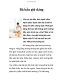 Bà bầu giữ dáng