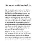 Đậu phụ với người bị tăng huyết áp