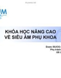 Khóa học nâng cao về siêu âm phụ khoa