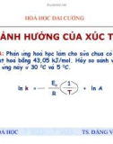 Ảnh hưởng của xúc tác