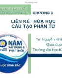 Bài giảng Hoá đại cương và vô cơ: Chương 3 - TS. Nguyễn Khắc Hồng