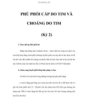 PHÙ PHỔI CẤP DO TIM VÀ CHOÁNG DO TIM (Kỳ 2)