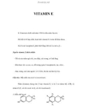 ĐẠI CƯƠNG VITAMIN E