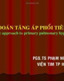 Chẩn đoán tăng áp phổi tiên phát