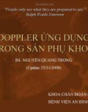 Doppler ứng dụng trong sản khoa - Nguyễn Quang Trọng