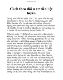 Cách theo dõi u xơ tiền liệt tuyến