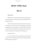 BONG VÕNG MẠC (Kỳ 3)