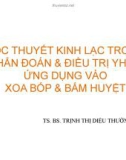 Bài giảng Học thuyết kinh lạc trong chẩn đoán & điều trị YHCT, ứng dụng vào xoa bóp & bấm huyệt