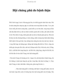 Hội chứng phù do bệnh thận