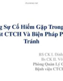 Bài giảng Những sự cố hiếm gặp trong phẫu thuật CTCH và biện pháp phòng tránh - BS CK I. Đinh Ngọc Minh