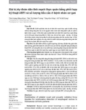 Giá trị dự đoán giãn tĩnh mạch thực quản bằng phối hợp kỹ thuật ARFI và số lượng tiểu cầu ở bệnh nhân xơ gan