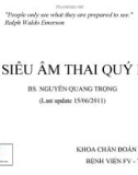 SIÊU ÂM THAI QUÝ I