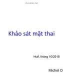 Bài giảng Khảo sát mặt thai