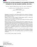 Đánh giá kết quả điều trị hội chứng thận hư tiên phát bằng corticoid ở trẻ em tại Bệnh viện Nhi đồng thành phố Cần Thơ năm 2023-2024