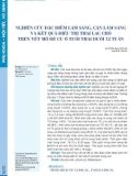 Nghiên cứu đặc điểm lâm sàng, cận lâm sàng và kết quả điều trị thai lạc chỗ trên vết mổ đẻ cũ ở tuổi thai dưới 12 tuần