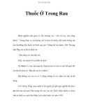 Vị Thuốc Ở Trong Rau