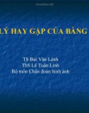 BỆNH LÝ HAY GẶP CỦA BÀNG QUANG