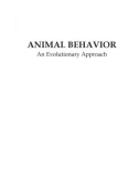 Ebook Animal behavior - An evolutionary approach: Part 1