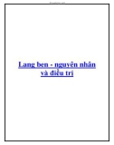 Lang ben - nguyên nhân và điều trị.