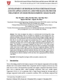 Development of biofilm on polyurethane foam and its application in a bio-trickling filter for treatment of odor from domestic solid waste