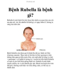 Bệnh Rubella là bệnh gì?