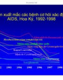 Bài giảng điều trị HIV : Nhiễm trùng cơ hội do HIV/AIDS part 9