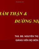 Bài giảng Khám thận và đường niệu - ThS. BS. Nguyễn Thị Ngọc Linh