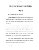 TRÀN DỊCH MÀNG NGOÀI TIM (Kỳ 4)