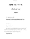 BỆNH ĐỐM TEO BÌ (Anétodermie)