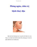 Phòng ngừa, chữa trị bệnh thuỷ đậu