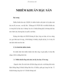 NHIỄM KHUẨN HẬU SẢN