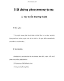 Hội chứng pheocromocytoma (U tủy tuyến thượng thận)