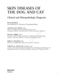 Ebook Skin diseases of the dog and cat - Clinical and histopathologic diagnosis (2/E): Part 1