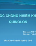 Bài giảng môn Dược lý - Bài: Thuốc chống nhiễm khuẩn Quinolon