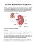 Suy Thận (Renal Failure, Kidney Failure)