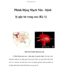 Phình Động Mạch Não - bệnh lý gây tử vong cao (Kỳ 1)