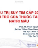 Điều trị suy tim cấp 2017: Vai trò của thuốc tăng natri máu