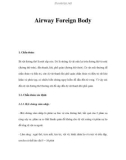 Airway Foreign Body