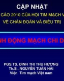 Bài giảng Bệnh động mạch chi dưới - PGS.TS. Đinh Thị Thu Hương