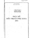 Điều trị sản phụ khoa bằng Phác đồ - Phần 1