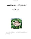 Ăn cải xoong phòng ngừa bướu cổ