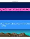 Bài giảng Vi-Kí sinh trùng: Sán lá ký sinh - Học viện Y dược học cổ truyền Việt Nam