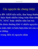 Bài giảng điều trị HIV : Tiếp cận các hội chứng tiêu hoá hay gặp: Nuốt đau và đau bụng part 6