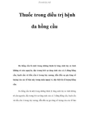 Thuốc trong điều trị bệnh đa hồng cầu