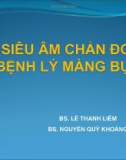 Bài giảng Siêu âm chẩn đoán bệnh lý màng phổi